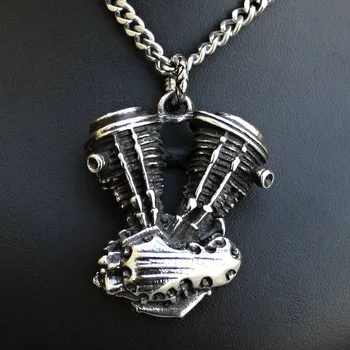 Přívěsek Ocelový přívěsek - Motor V (HD)