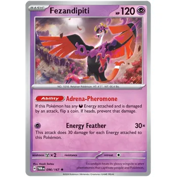 Sběratelská karetní hra Pokémon TCG Fezandipiti 096/167 - Holo