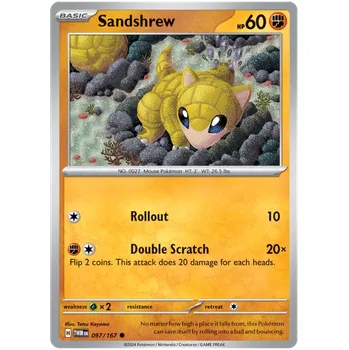 Sběratelská karetní hra Pokémon TCG Sandshrew 097/167