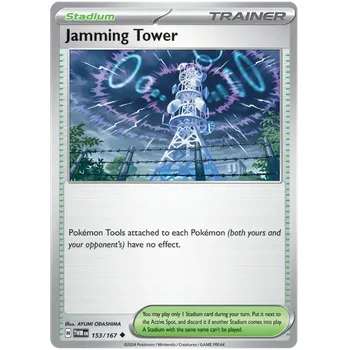 Sběratelská karetní hra Pokémon TCG Jamming Tower 153/167 - Reverse Holo
