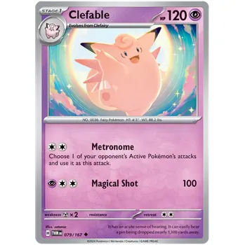 Sběratelská karetní hra Pokémon TCG Clefable 079/167