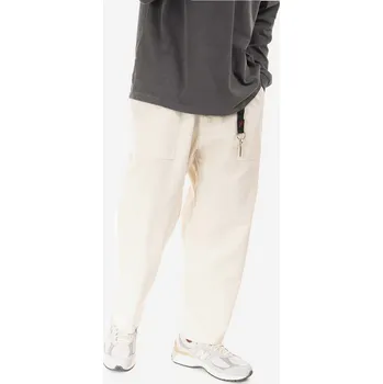 Bavlněné kalhoty Gramicci Loose Tapered Pant, XL, béžová, 12X