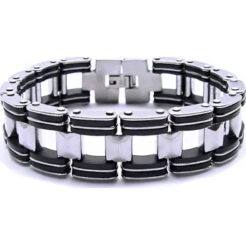 Náramek Ocelový náramek Exeed - Kaučuk (8518)