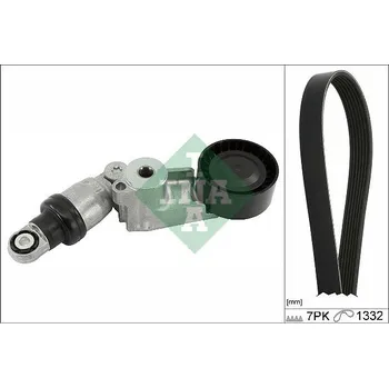 Sada žebrovaných klínových řemenů Schaeffler INA 529 0555 10