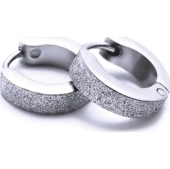 Náušnice Ocelové náušnice EXEED - Kroužky Pískované 1,1 cm (40204)