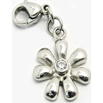 Přívěsek Ocelový přívěsek žužu - Květina / Zuzu / Flower (3605)