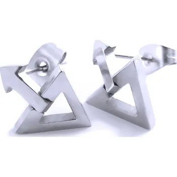 Náušnice Ocelové náušnice EXEED - Trojúhelník / Triangl / Shiny (2784)