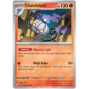 Sběratelská karetní hra Pokémon TCG Chandelure 038/167 - Holo