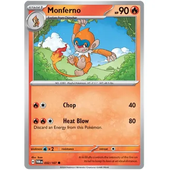 Sběratelská karetní hra Pokémon TCG Monferno 032/167