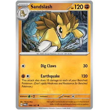 Karetní hra Pokémon TCG Sandslash 098/167