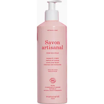 Sprchový gel Manucurist Mycí gel na ruce a tělo růže 500ml