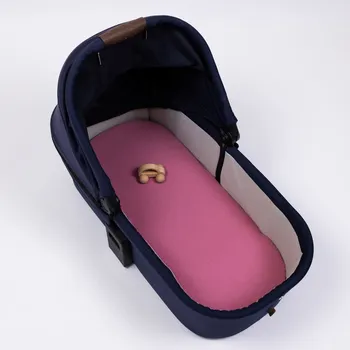 Prostěradlo Tulimese Prostěradlo do kočárku mušelínové malinové