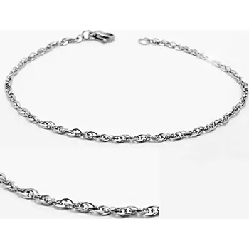Náramek Ocelový náramek EXEED - Lambada / Twist / Chain 2 mm (4265)