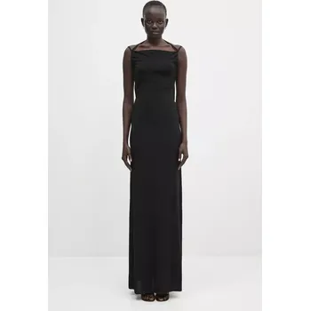 Dámské šaty Šaty Marine Serre Draped Jersey Thong, M, černá, 99X