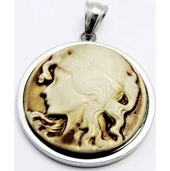 Přívěsek Ocelový přívěsek EXEED - Medailon/Br (3785)