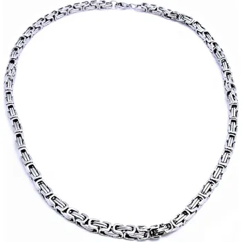 Řetízek Ocelový řetízek - vazba / King´s Chain 5 mm