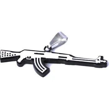Přívěsek Ocelový přívěsek - Ak-47 / Samopal