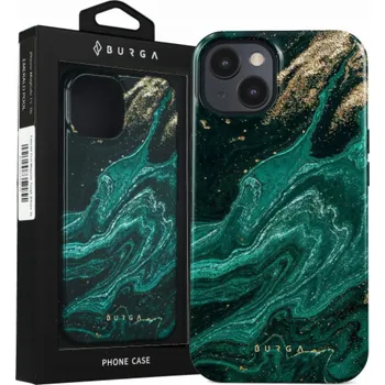 Telefonní příslušenství 3MK Burga Tough Magsafe - Ochranné pouzdro pro iPhone 15 (Emerald Pool)