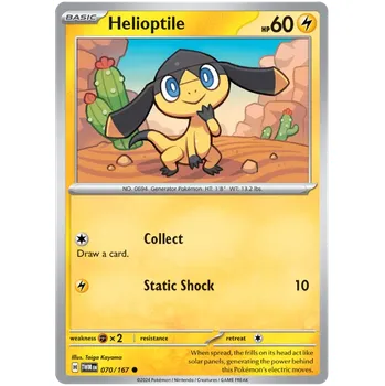Sběratelská karetní hra Pokémon TCG Helioptile 070/167