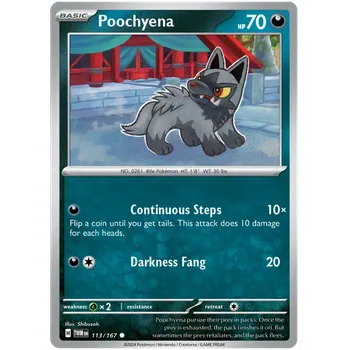 Karetní hra Pokémon TCG Poochyena 113/167