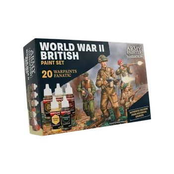 Modelářská barva The Army painter Historical: WWII British Paint Set