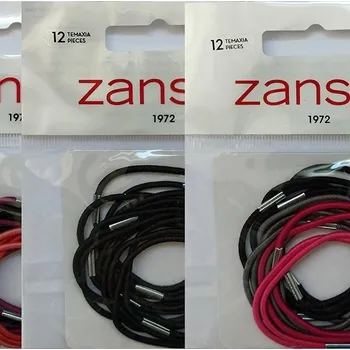 Zansot 3× elastické gumičky do vlasů, 12 ks, vícebarevné 1