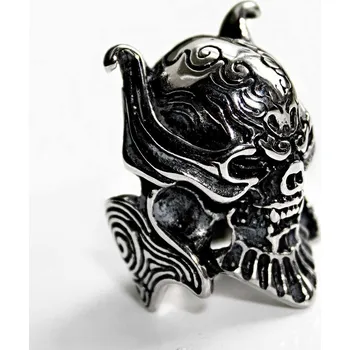 Prsten Ocelový prsten - Lebka / Dead Vampire Knight