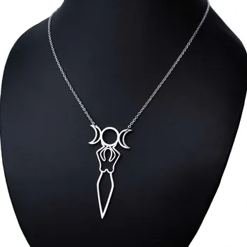 Náhrdelník Ocelový náhrdelník - Bohyně / Wicca (2020)