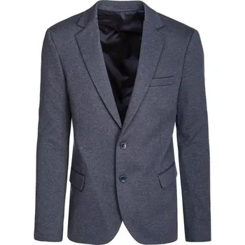 Dstreet Univerzální pánské sako v modrém jeansovém odstínu