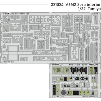 Plastikový model Eduard 1/32 A6M2 Zero interior (TAMIYA)