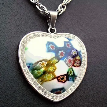 Přívěsek Ocelový přívěsek Heart - Fimo - Stones.