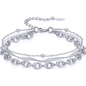 Náramek Ocelový náramek - Elegantní řetízky (44124)