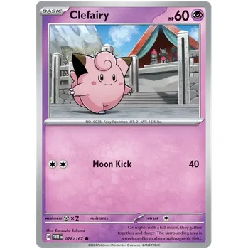 Karetní hra Pokémon TCG Clefairy 078/167