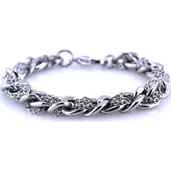 Šperk Ocelový Náramek - Elegant Panzer / Chains (7133)