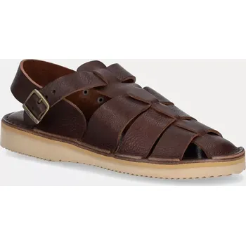 Dámské sandále Kožené sandály Fracap Sandals hnědá barva, D034, 46, 89X