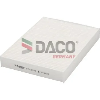 Ventilátor topení a klimatizace Filtr, vzduch v interiéru DACO DFC0701