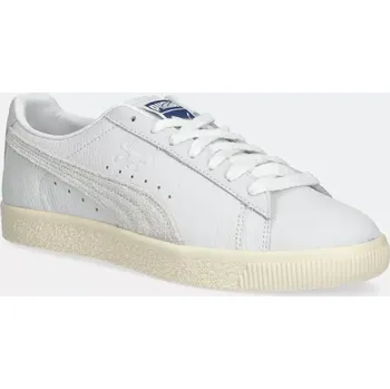 Pánské tenisky Kožené tenisky Puma Clyde Laundry Boys II šedá barva, 401043, 37.5, 09X