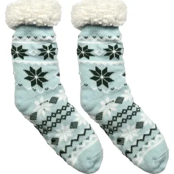 Ložnicová sestava Ponožky s motivem modré sněhové vločky