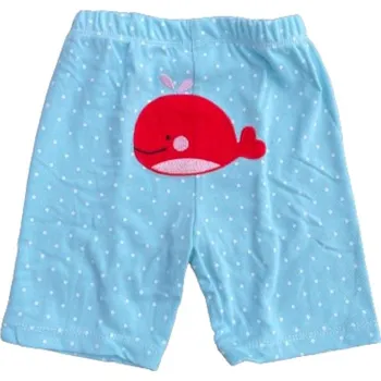Chlapecké kraťasy Dětské bavlněné kraťasy s nášivkou Velryba