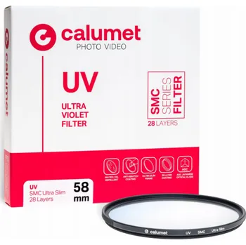 Calumet filtr Calumet UV filtr SMC 58 mm Ultra Slim 28 vrstev