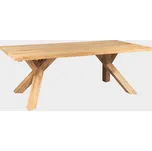 FaKOPA Masivní dřevěný stůl z recyklovaného teaku Vanesa