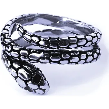 Prsten Ocelový prsten - had / Snake (022)