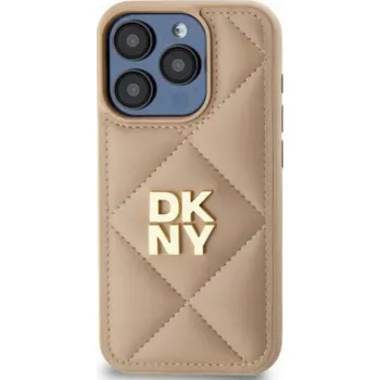 Pouzdro na mobilní telefon DKNY DKNY DKHCP14XPQDSLE iPhone 14 Pro Max 6.7 béžová/béžová prošívané logo