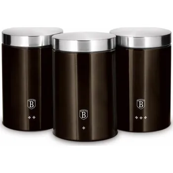 Sada nádobí Berlinger Haus Sada 3 nádob BERLINGER HAUS BH/6828 Metallic Line Shiny Black Edition