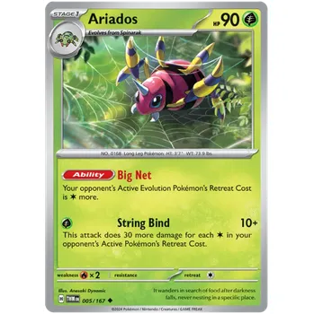 Karetní hra Pokémon TCG Ariados 005/167