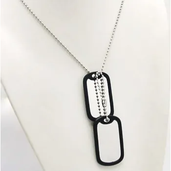 Šperk Ocelový přívěsek - Vojenské Známky / Military / Dog Tags (7996)