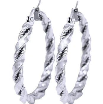 Náušnice Ocelové Náušnice - Kruhy 3 cm / Lambada (42887)