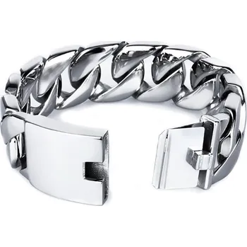 Šperk Ocelový náramek - Massive Panzer / Shiny 3 cm