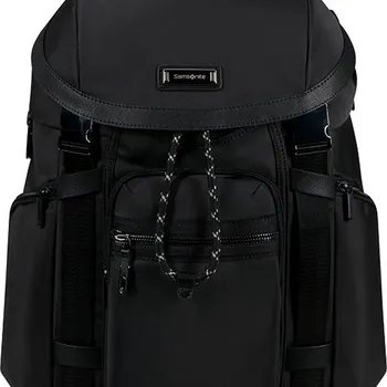 batoh na notebook Samsonite RELYON Backpack M 15.6" + Flap Black