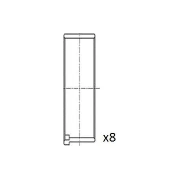 Ojnice Ojniční ložisko FAI AutoParts BB2054-STD